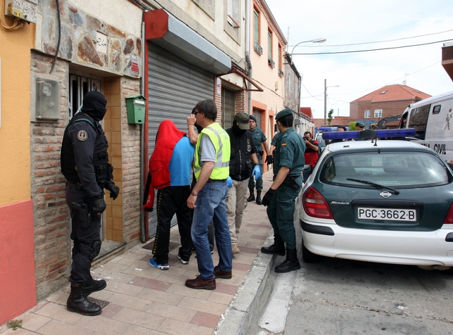 Operación antidroga en Las Flores