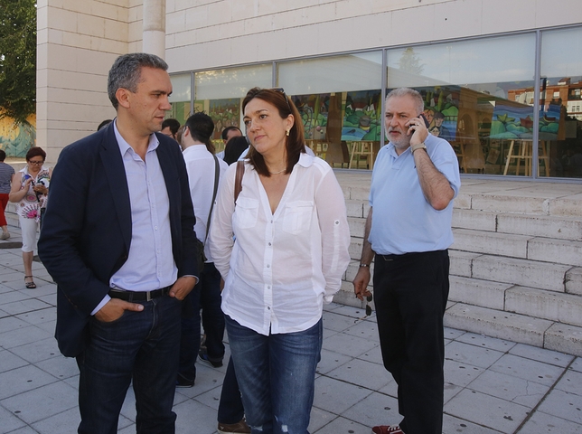 Eduarno Madina presenta su candidatura a la Secretaría General del PSOE en Valladolid