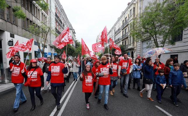 Manifestación del 1º de Mayo en Valladolid.  / ICAL