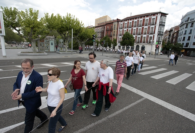 Cadena humana de La Pilarica para protestar por sus 250 días 