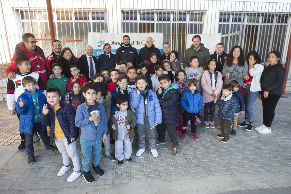 El CBC Valladolid y La Caixa organizan un acto en un colegio público  / DOS SANTOS / ICAL