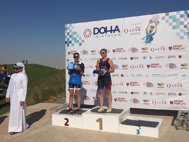 El Triatlón Laguna de Duero se sube al podio en Doha