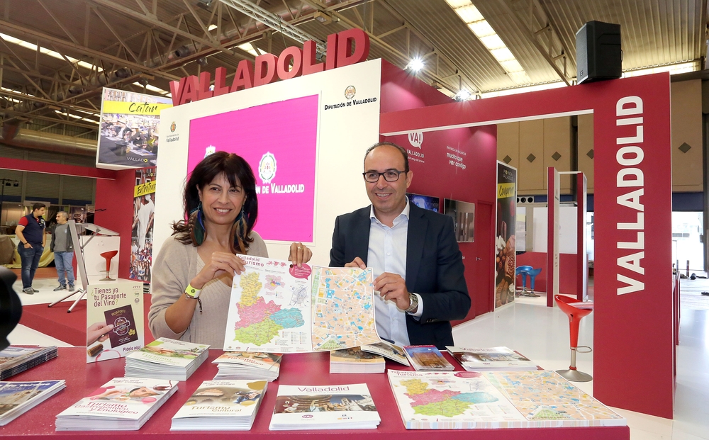 Ayuntamiento y Diputación de Valladolid presentan el expositor conjunto en la Feria de Muestras  / RUBÉN CACHO / ICAL