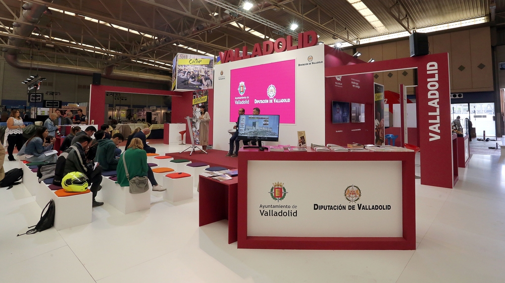 Ayuntamiento y Diputación de Valladolid presentan el expositor conjunto en la Feria de Muestras  / RUBÉN CACHO / ICAL