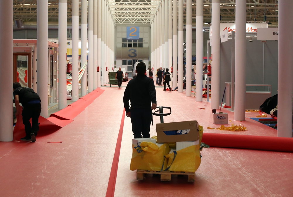 Preparativos de la 85 Feria Internacional de Muestras de Valladolid  / RUBÉN CACHO / ICAL