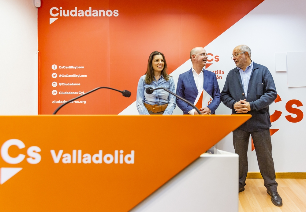 Presentación del candidato de Ciudadanos al Ayuntamiento de Valladolid Martin Fernández Antolín