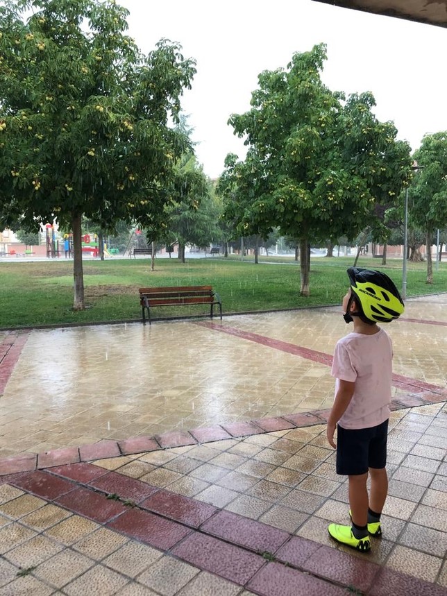 Tormenta en La Vega, en Arroyo.