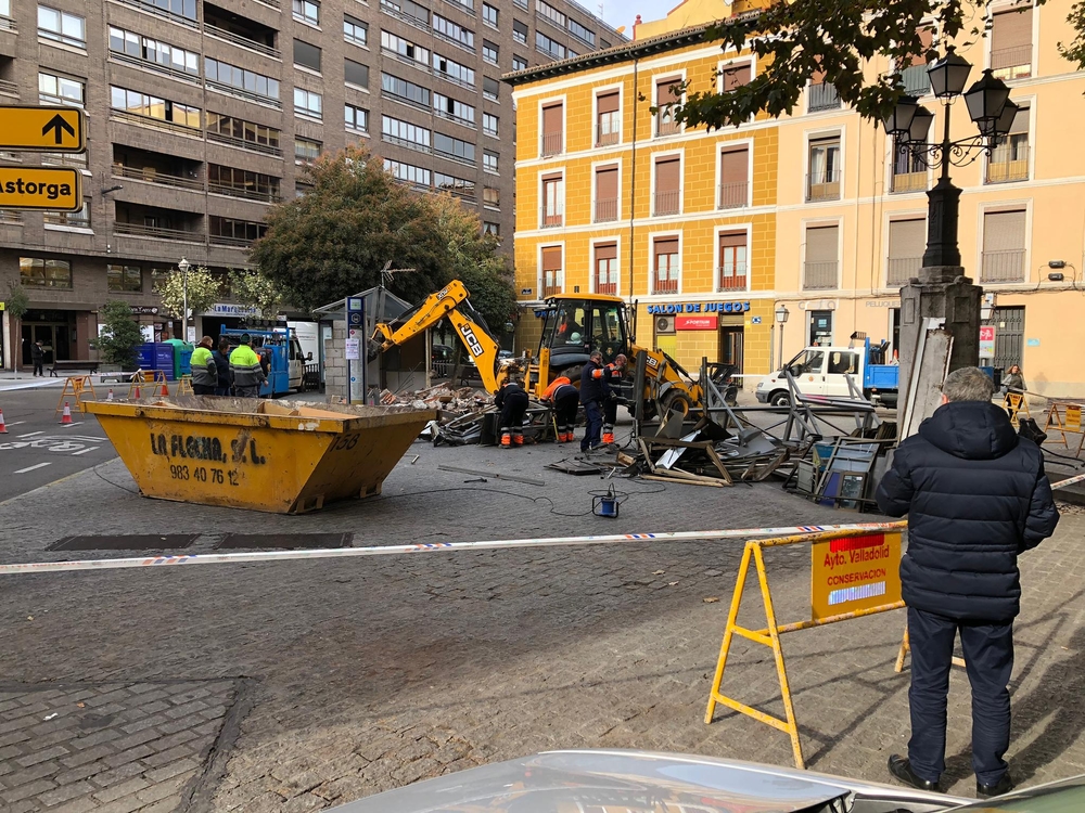 Reforma de la plaza del Caño Argales.  / EL DÍA