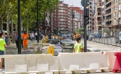 La avenida de Palencia completa su carril bici