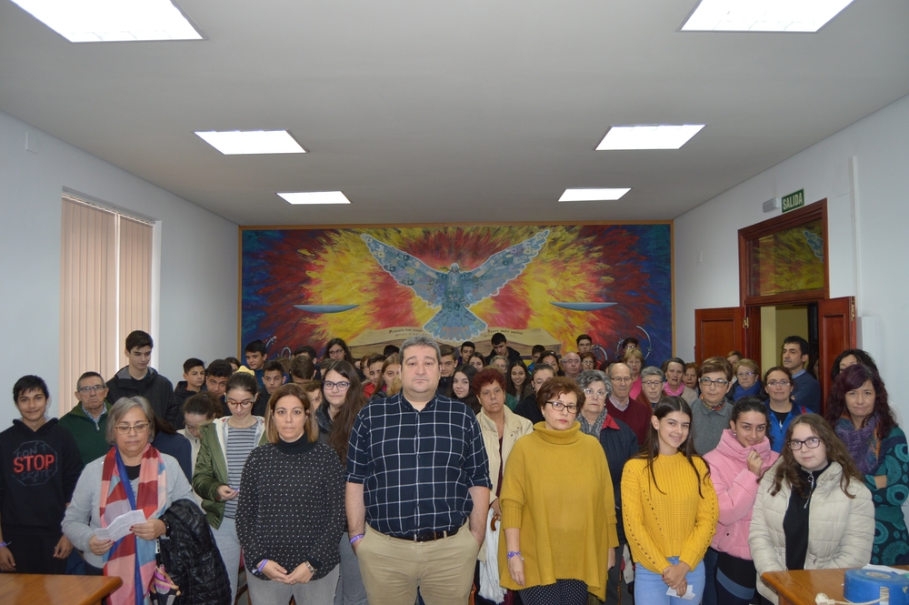 Actos del Día Internacional contra la Violencia de Género en el Ayuntamiento de Cigales.  / EL DÍA DE VALLADOLID