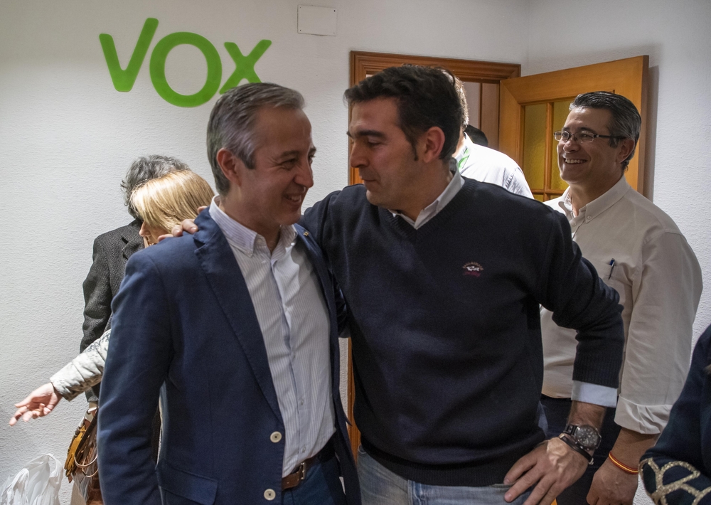 Vox celebra sus resultados en Valladolid.  / ICAL