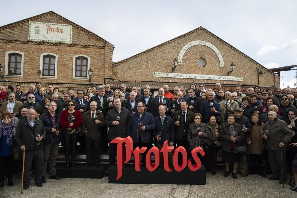 Celebración del acto 'Adiós a la Primera en la Ribera' en Protos.  / E. MARGARETO (ICAL)