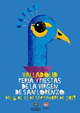 Un pavo real para el cartel de las fiestas de Valladolid