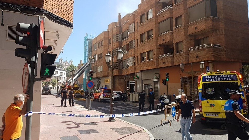 Un herido tras una explosión en un piso de San Quirce  / EUROPA PRESS