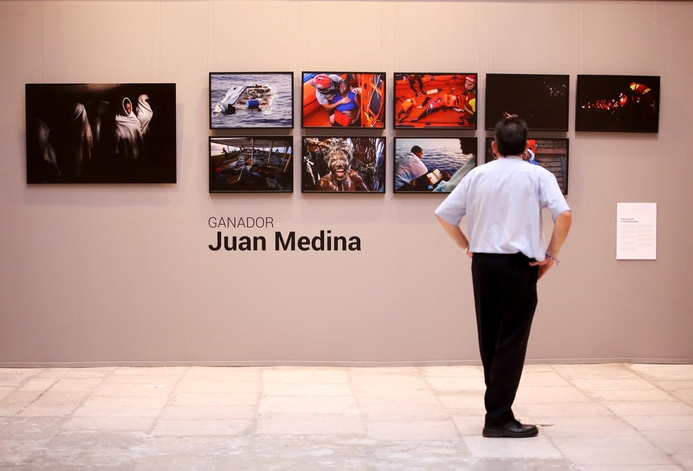 Juan Medina inaugura una muestra de fotografía humanitaria