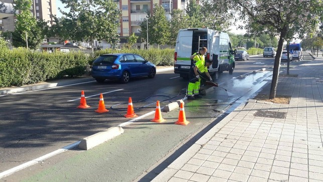 Dos accidentes atascan casi una hora la avenida de Salamanca