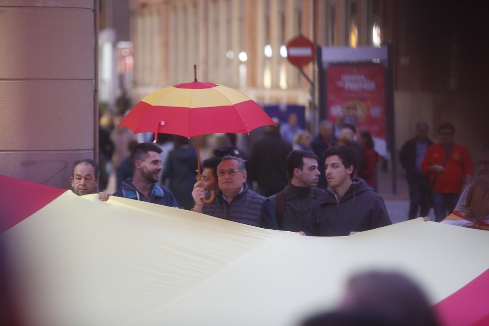 Concentraciones en Valladolid por el conflicto catalán  / JONATHAN TAJES