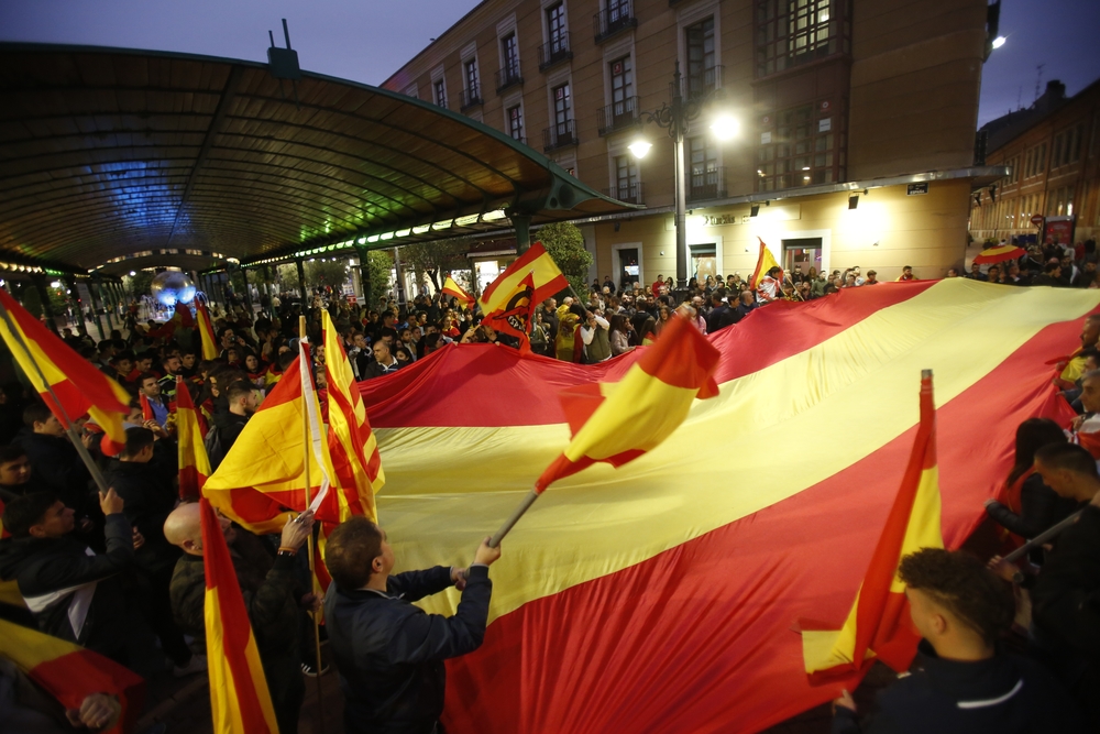 Concentraciones en Valladolid por el conflicto catalán  / JONATHAN TAJES