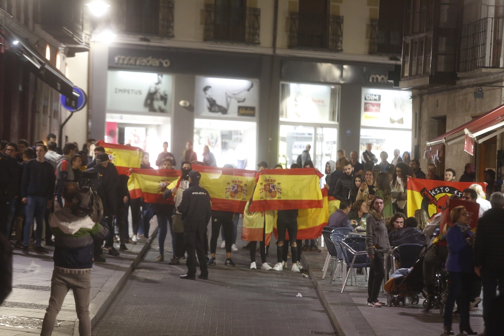 Concentraciones en Valladolid por el conflicto catalán  / JONATHAN TAJES