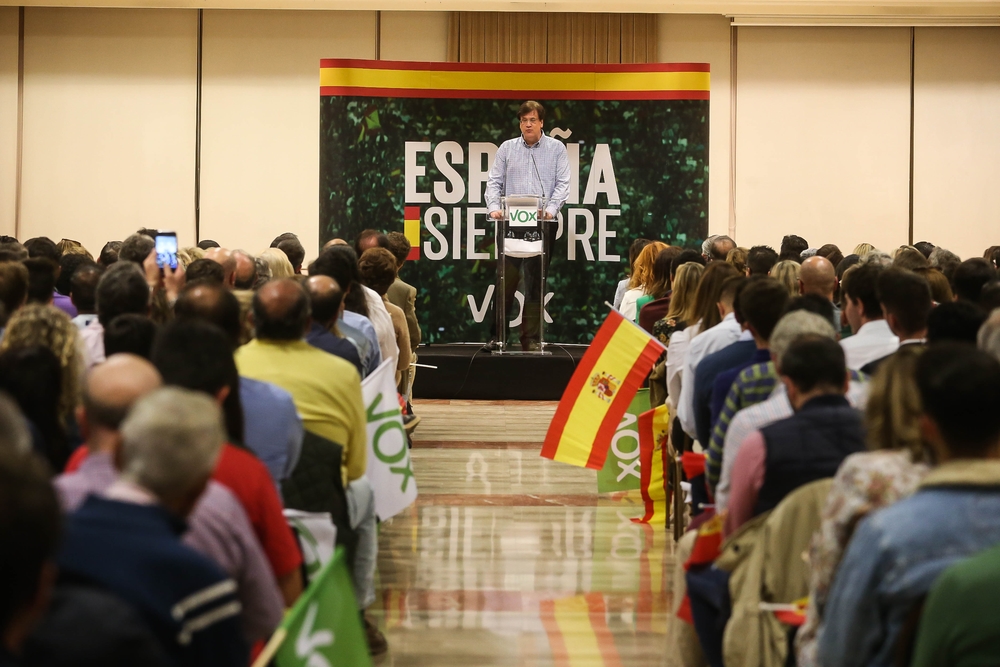 Acto público de Vox con Iván Espinosa de los Monteros  / ICAL