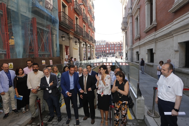 Inauguración del aparcamiento de la Plaza Mayor