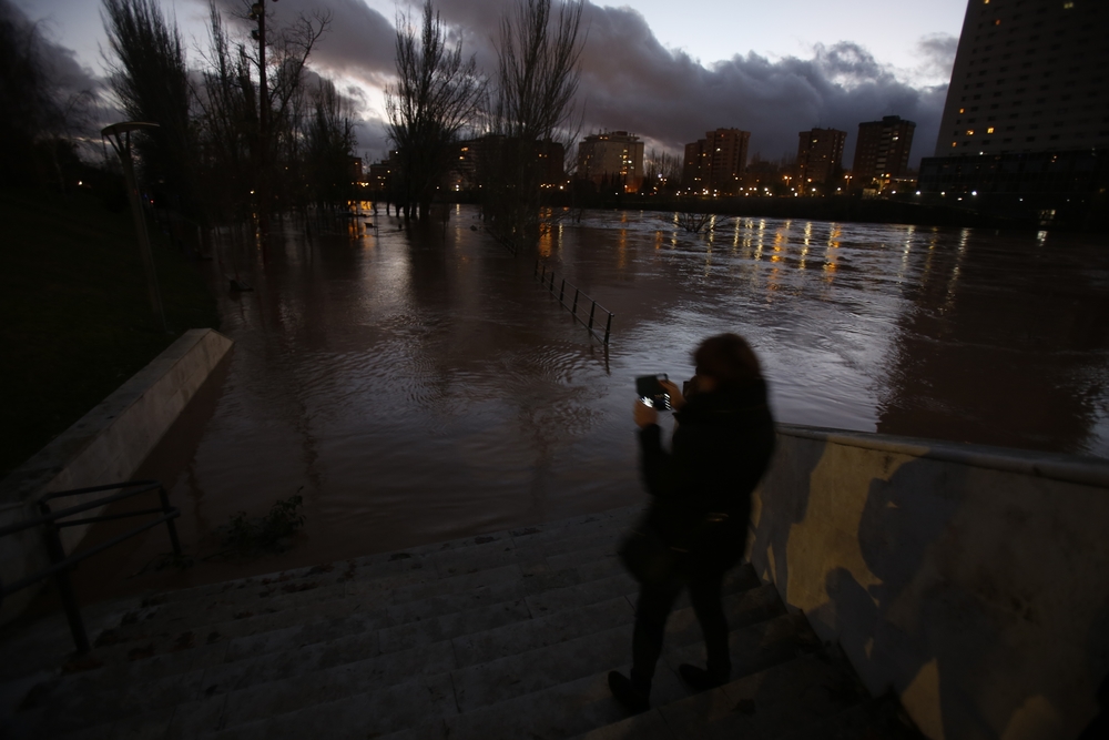 Estado del río Pisuerga en Valladolid  / JONATHAN TAJES