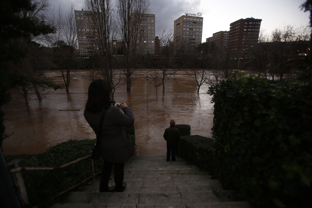 Estado del río Pisuerga en Valladolid  / JONATHAN TAJES