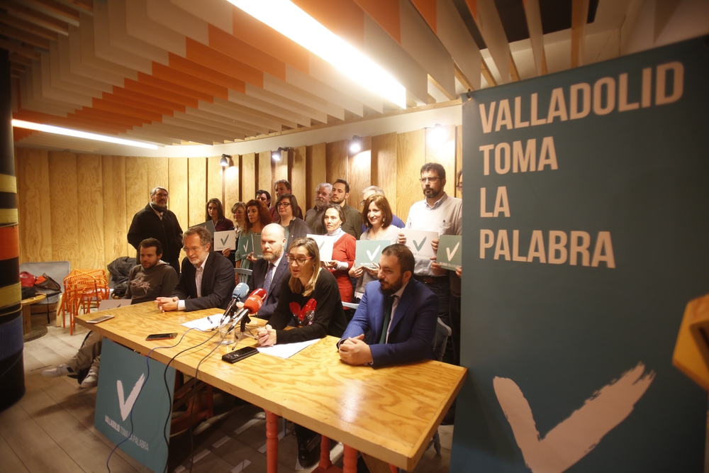 Presentación de las candidaturas de Valladolid Toma la Palabra