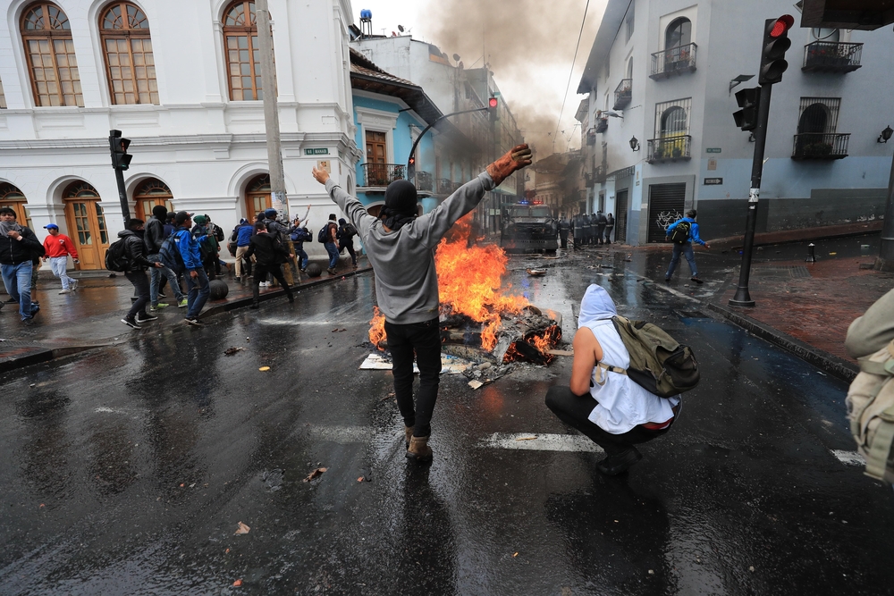 Protestas contra medidas económicas del Gobierno de Ecuador  / El Día de Valladolid