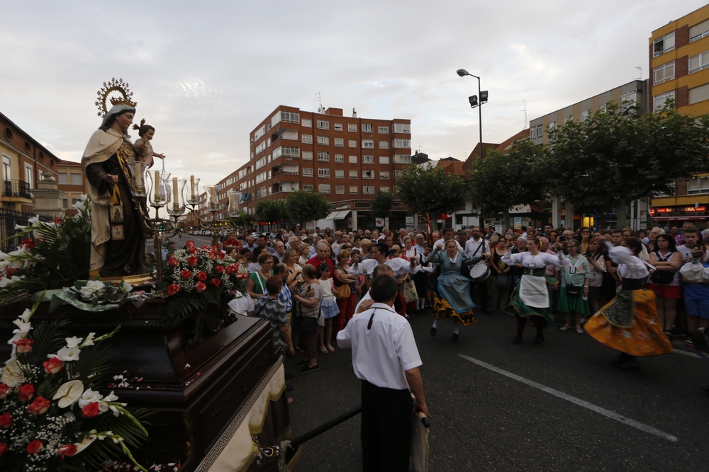 Procesión de la Virgen del Carmen en las Delicias