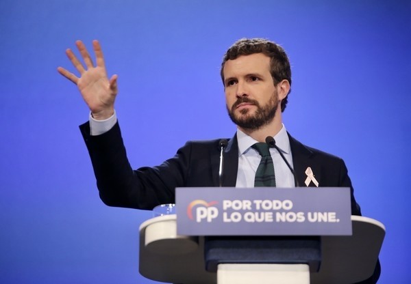 Casado exige al PSOE que “rompa” con los independentistas