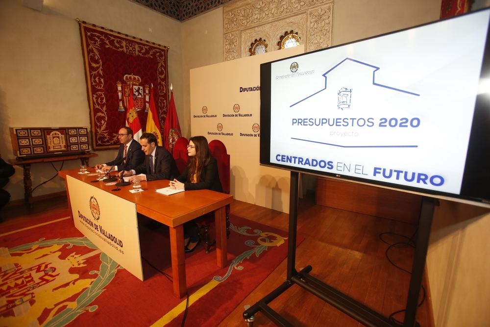 Presentación de los presupuestos en la Diputación de Valladolid