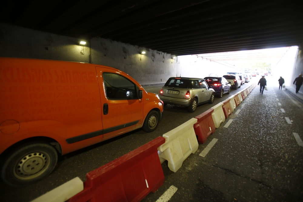 Nuevo paso peatonal en el túnel de San Isidro