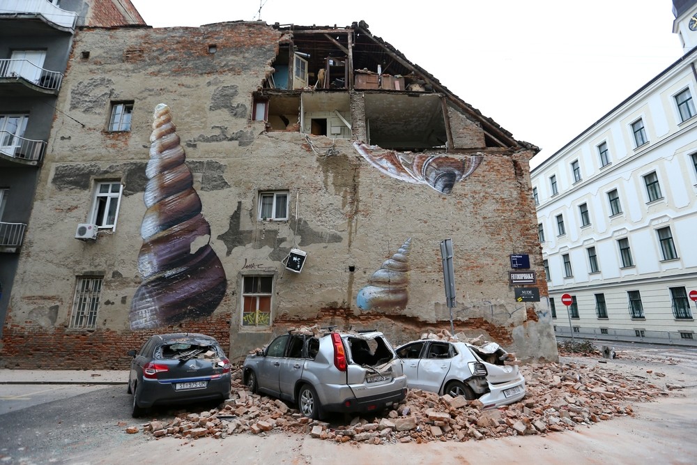 Una cadena de terremotos sacude Zagreb