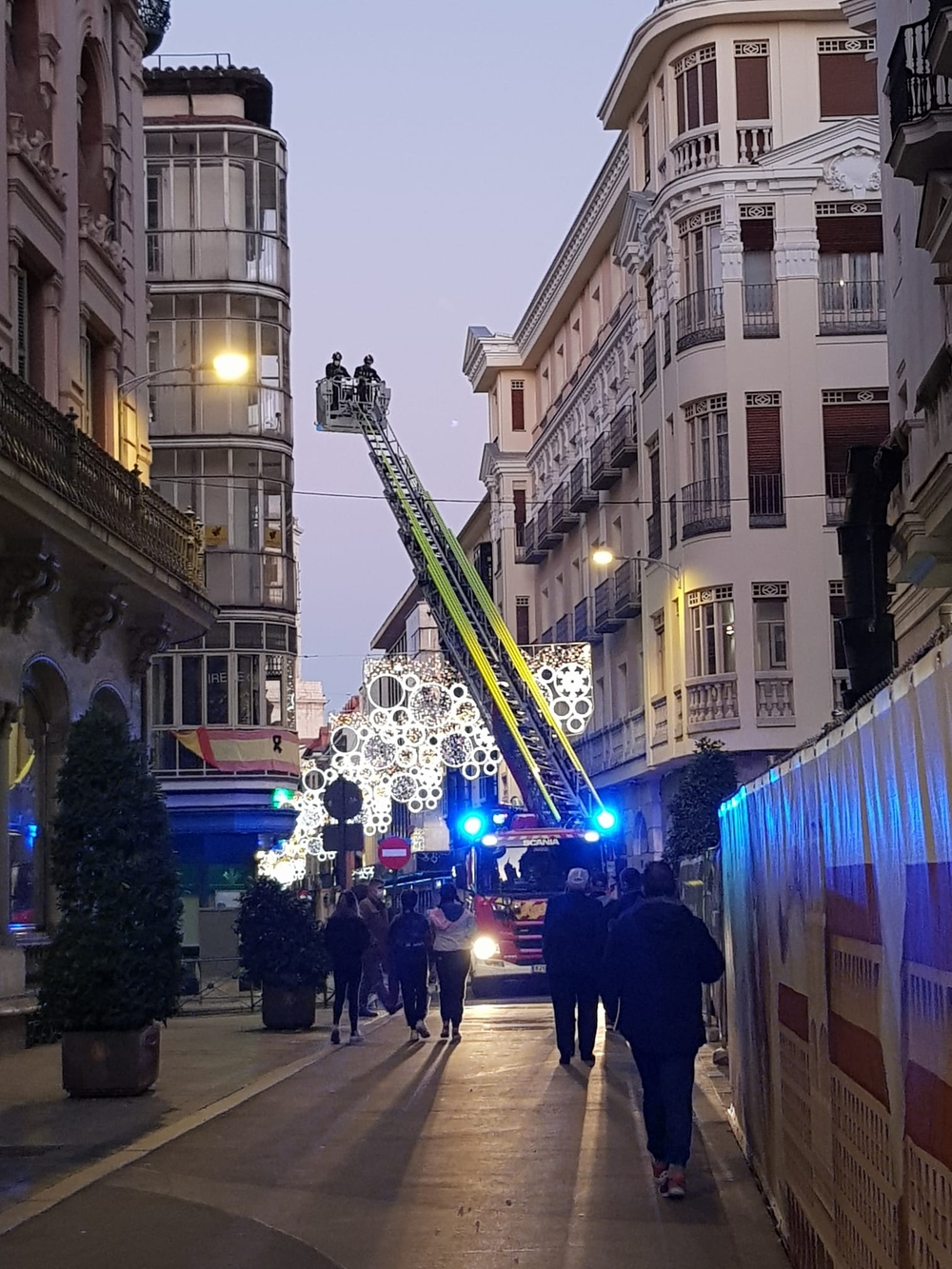 Intervención en la calle Regalado  / El Día de Valladolid