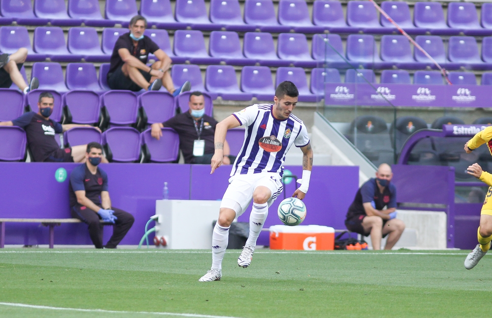 Encuentro entre el Real Valladolid y el Fútbol Club Barcelona.  / IRINA R. H.