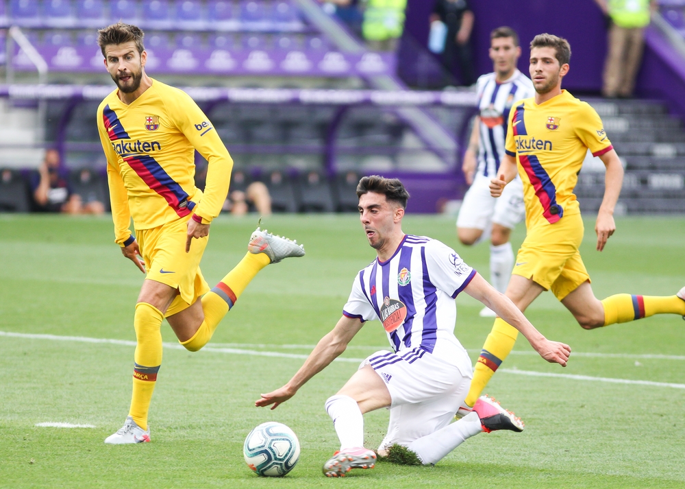 Encuentro entre el Real Valladolid y el Fútbol Club Barcelona.  / IRINA R. H. / AFP7 / EUROPA PRES