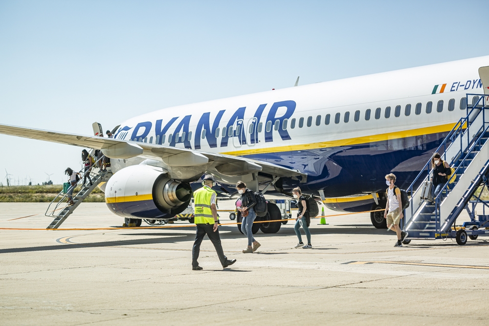 Primer vuelo en el aeropuerto de Villanubla  / JONATHAN TAJES