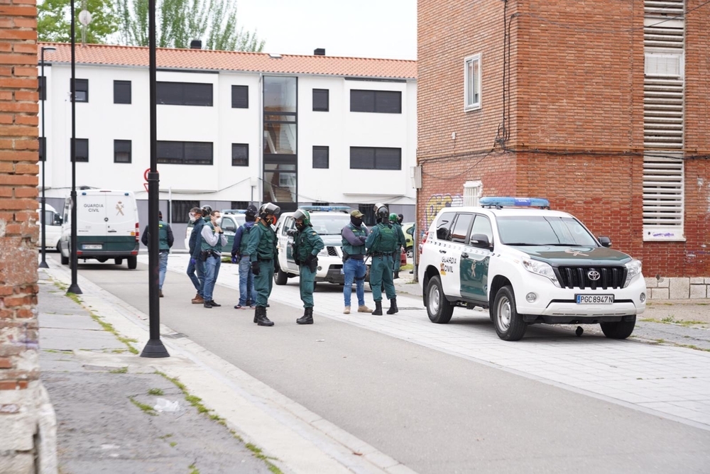 Operación de la Guardia Civil en Pajarillos para desarticular la banda del BMW.