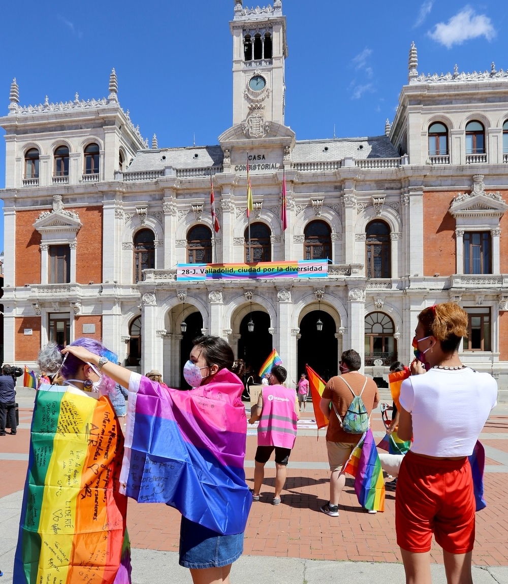 Valladolid celebra el Día del Orgullo LGBTI. 