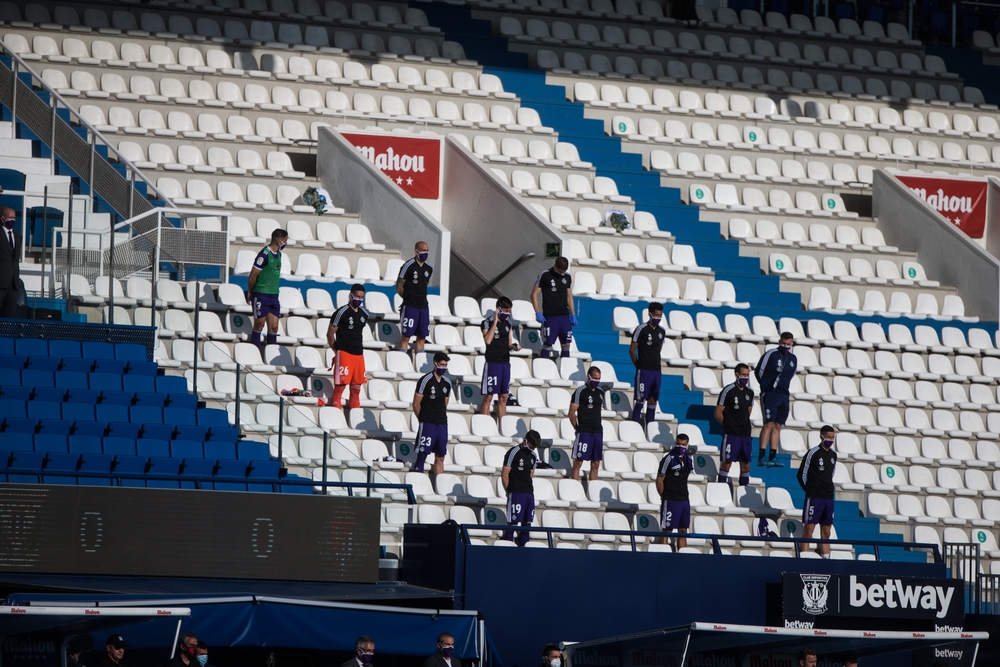 Leganés y Valladolid se enfrentaron en la jornada 28.  / EUROPA PRESS