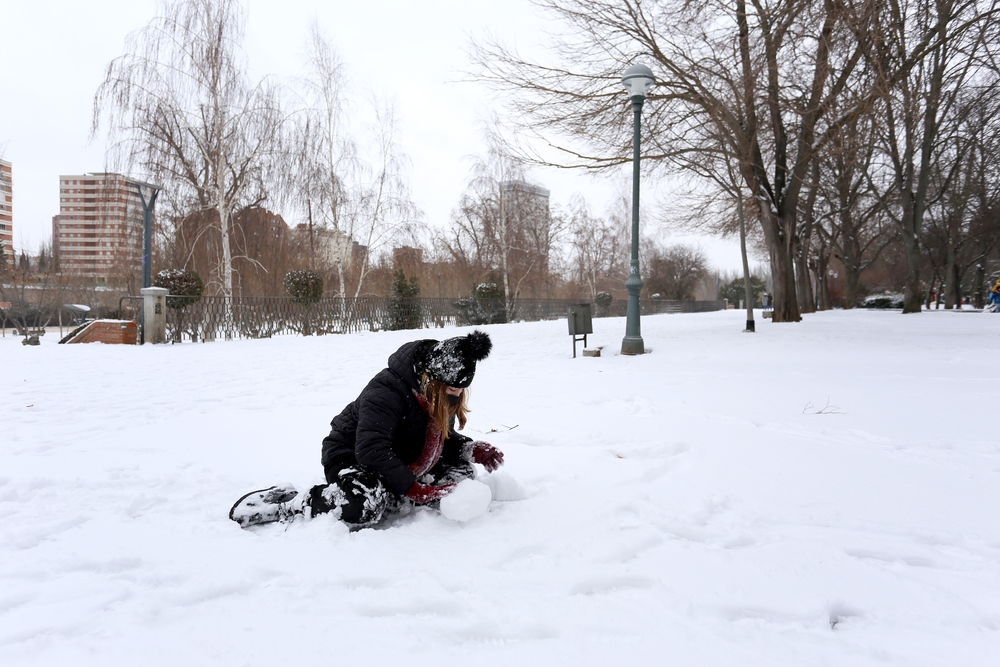 Temporada de nieve en Valladolid.  / ICAL