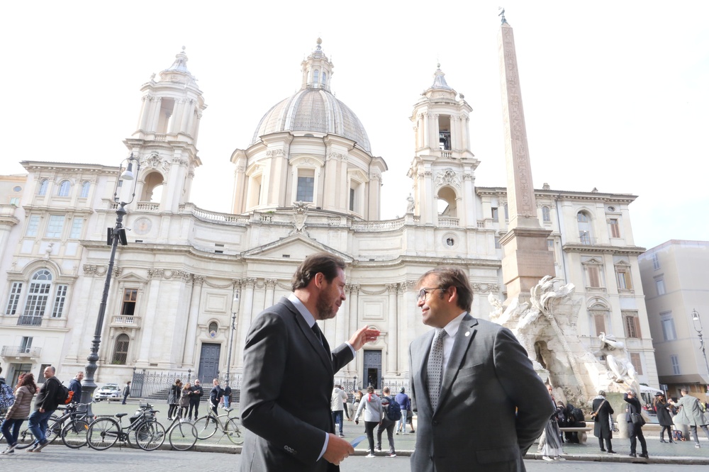 Presentación de la Semana Santa de Valladolid en Roma  / RUBÉN CACHO / ICAL