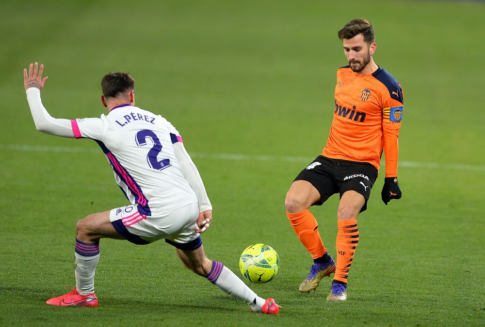 El Valladolid no pudo con el Valencia.  / LALIGA