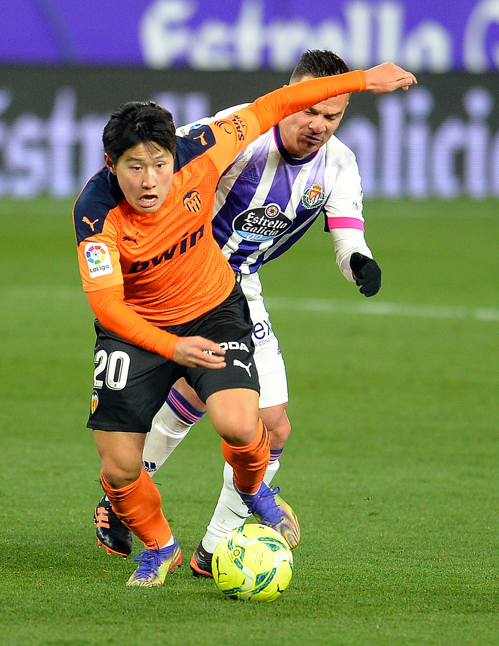 El Valladolid no pudo con el Valencia.  / LALIGA