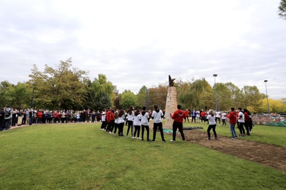 Los Salesianos inauguran un parque en Valladolid que homenajeará a Don Bosco, fundador de la congregación.