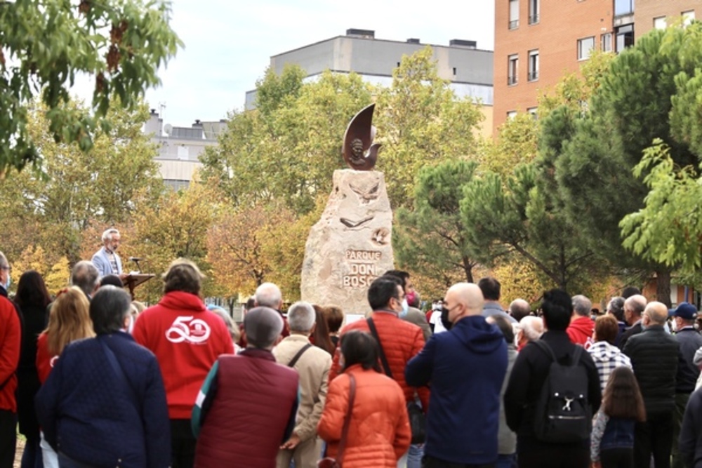 Los Salesianos inauguran un parque en Valladolid que homenajeará a Don Bosco, fundador de la congregación.  / ICAL