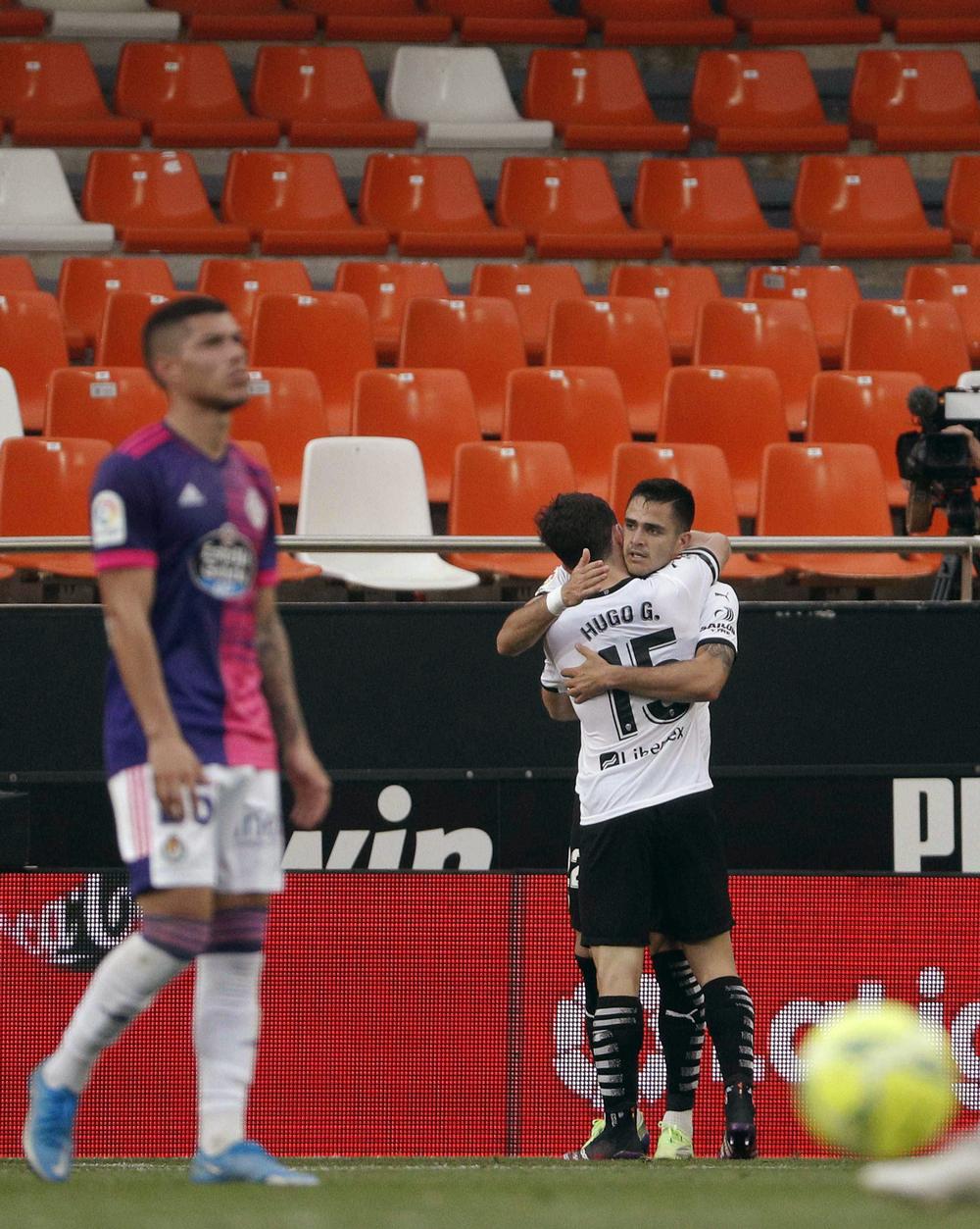 Imágenes del Valencia-Real Valladolid.  / MANUEL BRUQUE