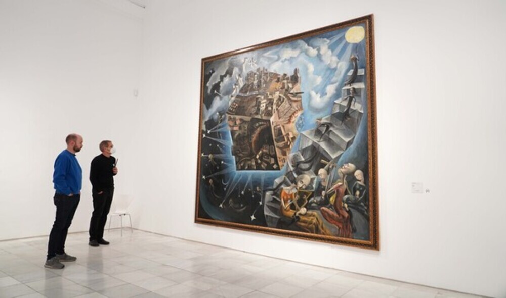 El cuadro 'Un mundo' de Ángeles Santos en el Museo Reina Sofía (Madrid).