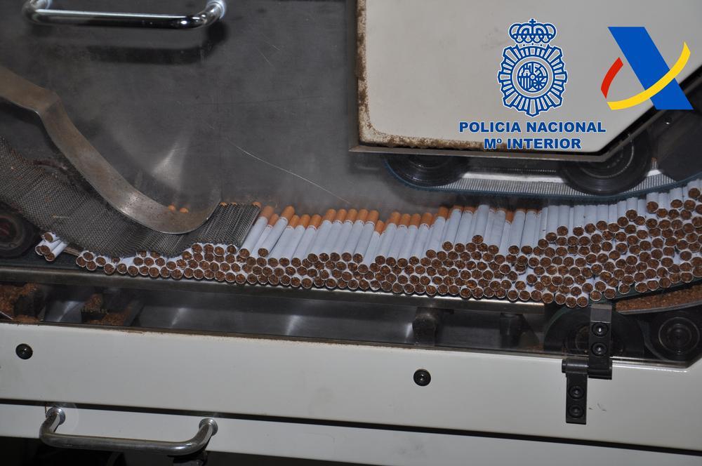 Desmanteladas dos fábricas ilegales de tabaco en Valladolid
